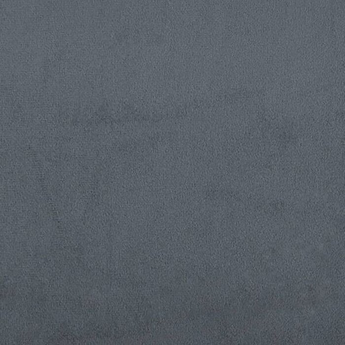 Elegancki szezlong aksamitny ciemnoszary 55x140cm - 78% taniej