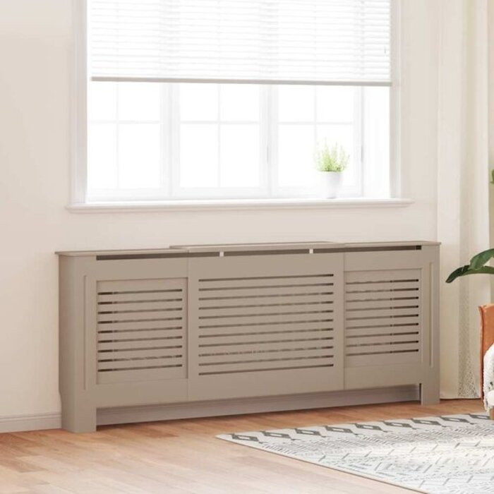 Vidaxl Regulowana osłona na grzejnik MDF 142-205 cm - 78% taniej