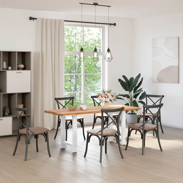 Białe nogi do stołu 50x72 cm stalowe 2 szt. - 79% taniej