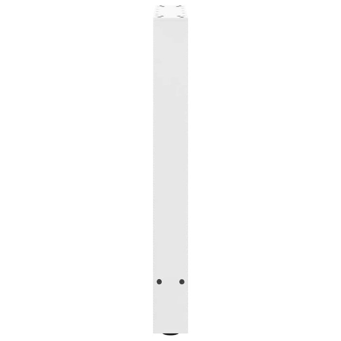 Białe nogi do stołu 50x72 cm stalowe 2 szt. - 79% taniej