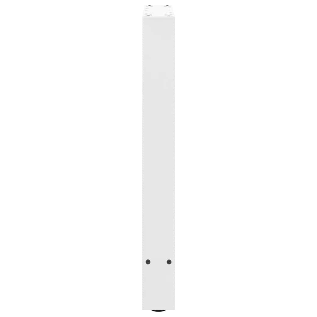 Białe nogi do stołu 50x72 cm stalowe 2 szt. - 79% taniej