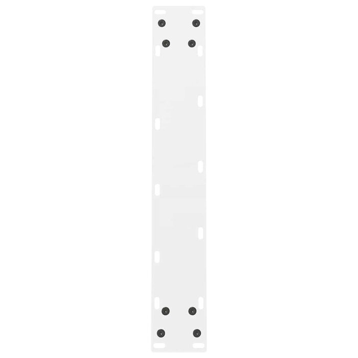 Białe nogi do stołu 50x72 cm stalowe 2 szt. - 79% taniej