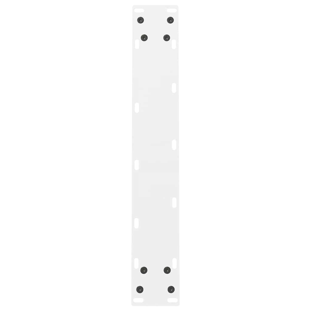 Białe nogi do stołu 50x72 cm stalowe 2 szt. - 79% taniej