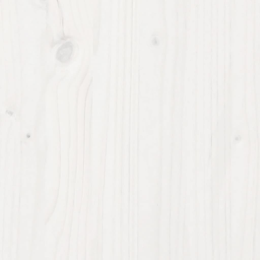 Vidaxl Białe łóżko dziecięce sosnowe 90x200 cm - 80% taniej