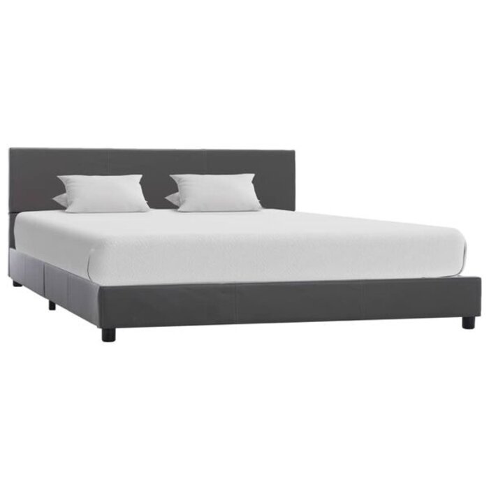 Vidaxl Nowoczesna rama łóżka 120x200 cm szara - 80% taniej