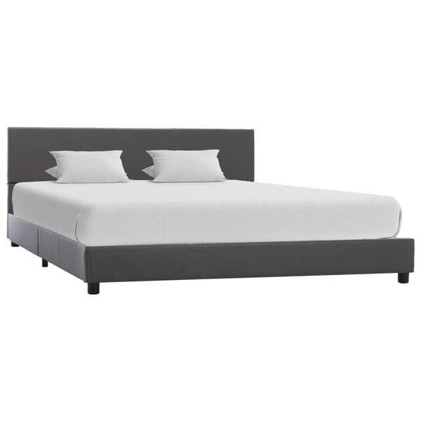Vidaxl Nowoczesna rama łóżka 120x200 cm szara - 80% taniej