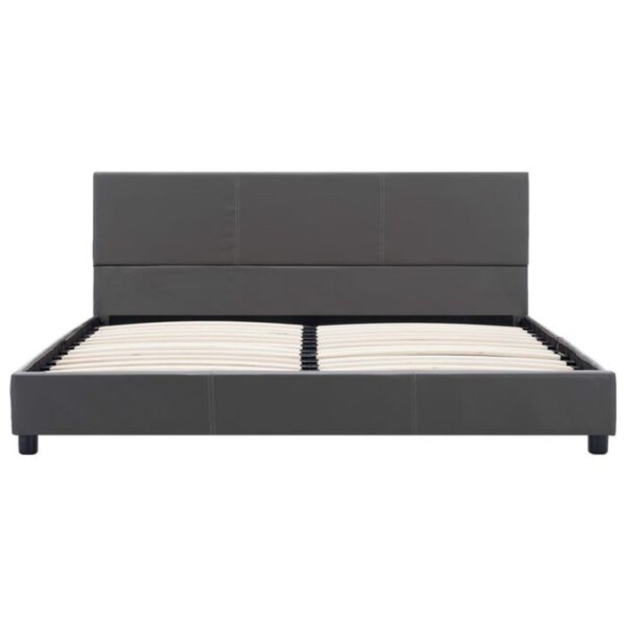 Vidaxl Nowoczesna rama łóżka 120x200 cm szara - 80% taniej