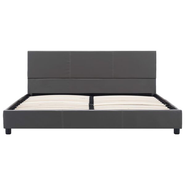 Vidaxl Nowoczesna rama łóżka 120x200 cm szara - 80% taniej