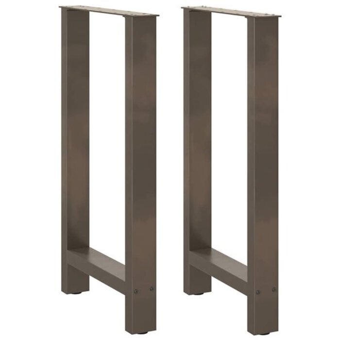 Vidaxl Nogi do stolika kawowego 50x90-91cm stal naturalna - 80% taniej