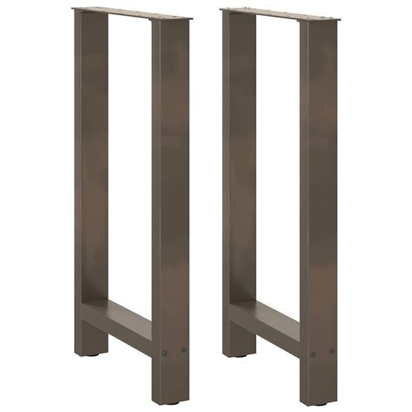 Vidaxl Nogi do stolika kawowego 50x90-91cm stal naturalna - 80% taniej