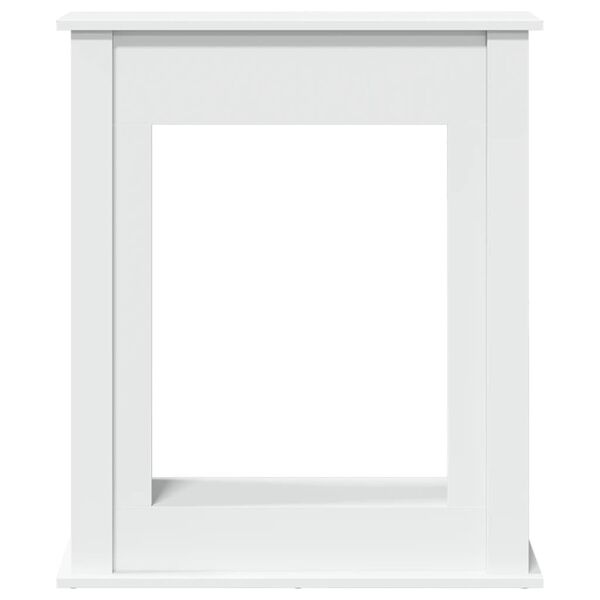 Dekoracyjna obudowa kominka 75x87,5 cm biała - 65% taniej