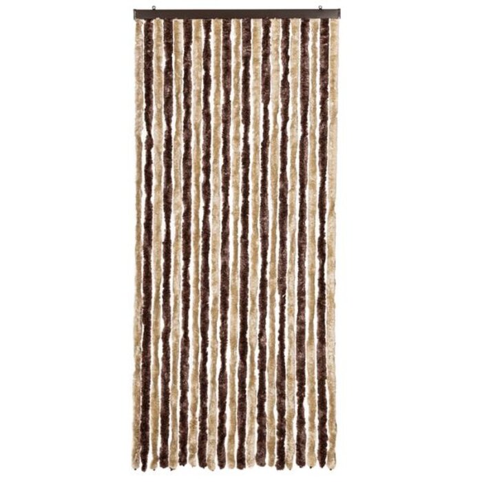 Zasłona drzwiowa przeciw owadom 90x200 cm szenilowa - 72% taniej