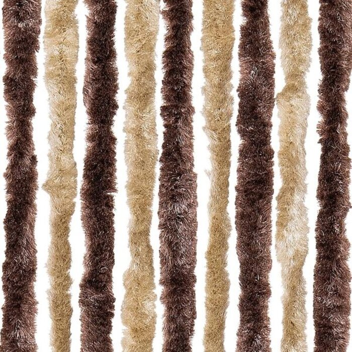 Zasłona drzwiowa przeciw owadom 90x200 cm szenilowa - 72% taniej