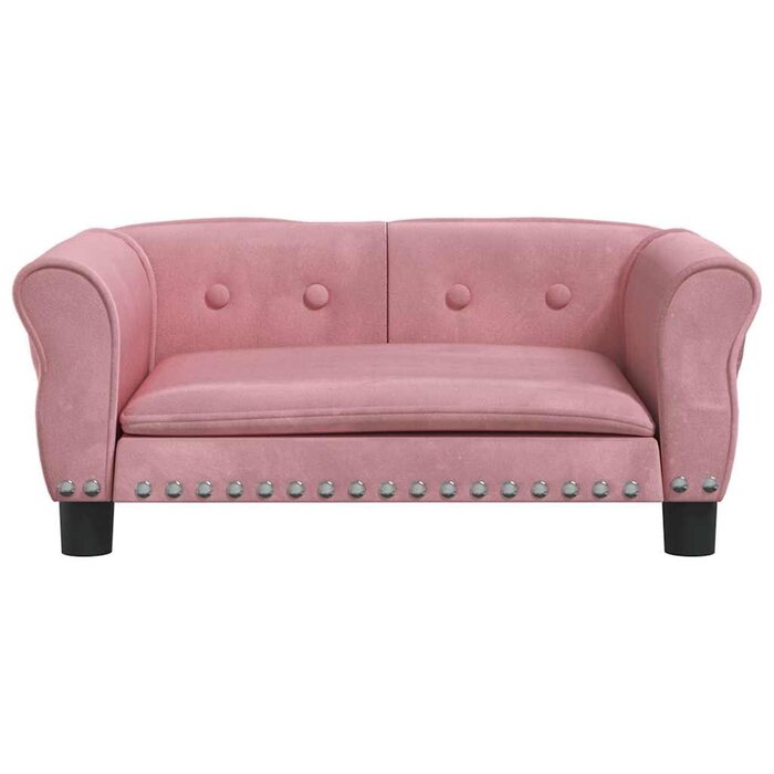 Vidaxl Eleganckie różowe legowisko dla psa 70x45cm - 71% taniej