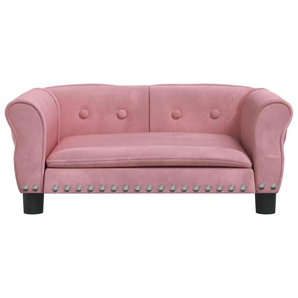 Vidaxl Eleganckie różowe legowisko dla psa 70x45cm - 71% taniej