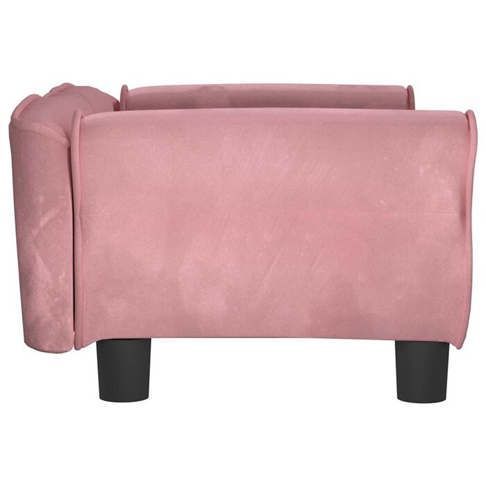 Vidaxl Eleganckie różowe legowisko dla psa 70x45cm - 71% taniej