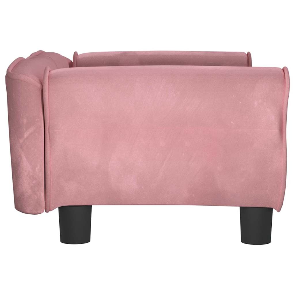Vidaxl Eleganckie różowe legowisko dla psa 70x45cm - 71% taniej