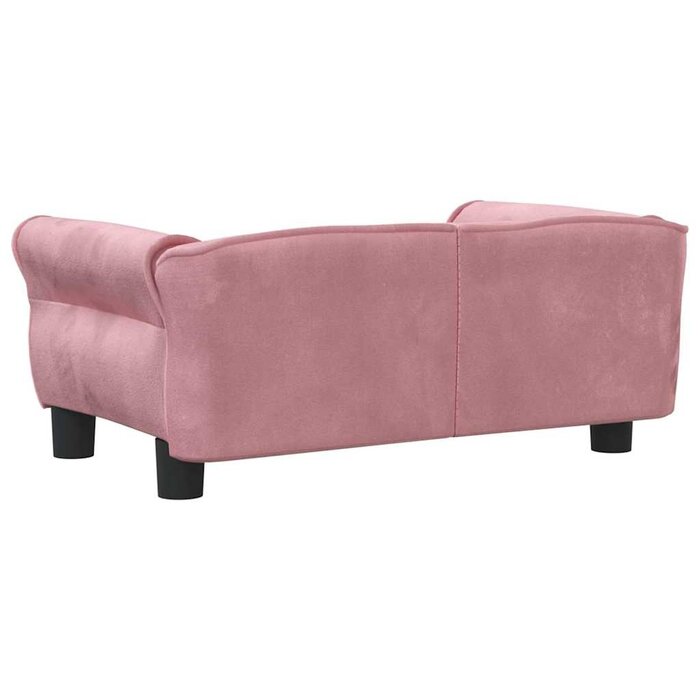 Vidaxl Eleganckie różowe legowisko dla psa 70x45cm - 71% taniej