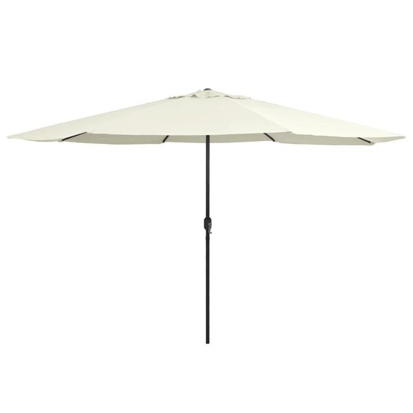 Vidaxl Duży parasol ogrodowy 390 cm, kolor piaskowy - 75% taniej