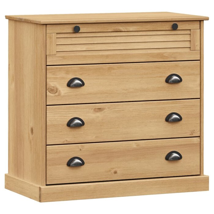 Komoda z litego drewna sosnowego VIGO 80x40x76 cm - 80% taniej