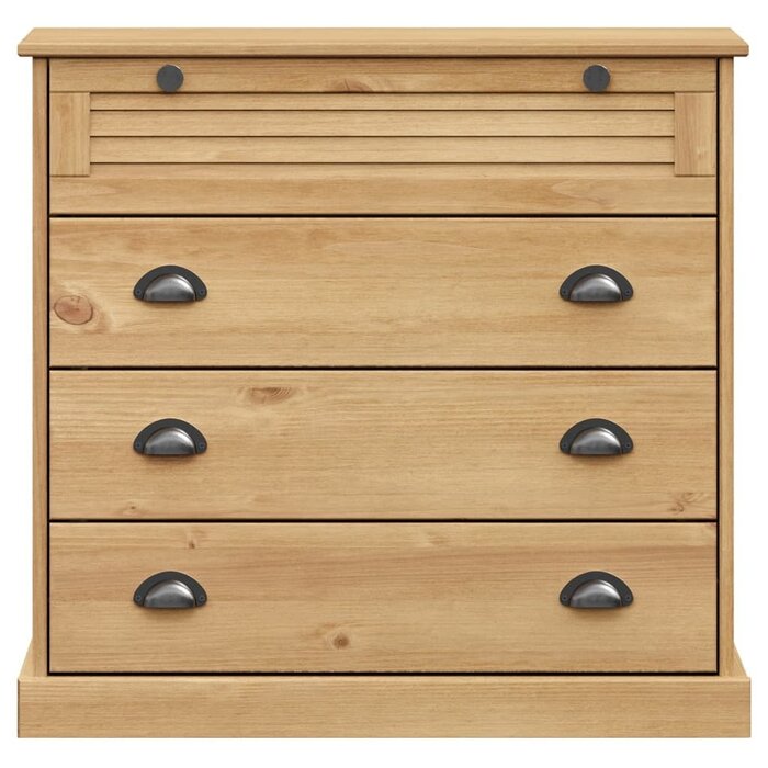 Komoda z litego drewna sosnowego VIGO 80x40x76 cm - 80% taniej