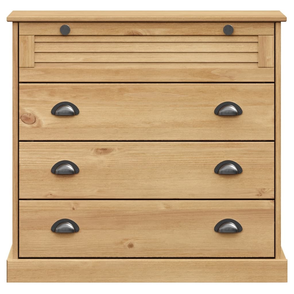 Komoda z litego drewna sosnowego VIGO 80x40x76 cm - 80% taniej