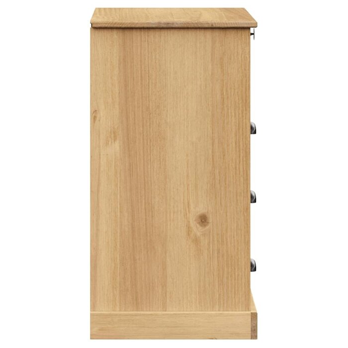 Komoda z litego drewna sosnowego VIGO 80x40x76 cm - 80% taniej