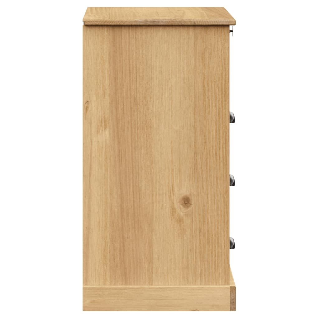 Komoda z litego drewna sosnowego VIGO 80x40x76 cm - 80% taniej