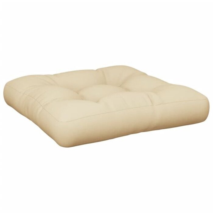 Beżowe poduszki na palety 60x60cm - zestaw 2 szt. - 47% taniej