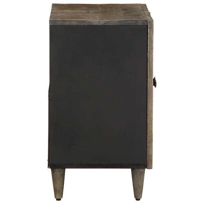 Vidaxl Szafka pod umywalkę z drewna mango 62x33 cm czarna - 78% taniej