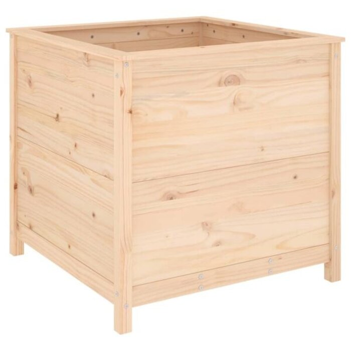 Duża donica ogrodowa z litego drewna sosnowego 82,5 cm - 80% taniej