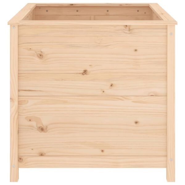 Duża donica ogrodowa z litego drewna sosnowego 82,5 cm - 80% taniej