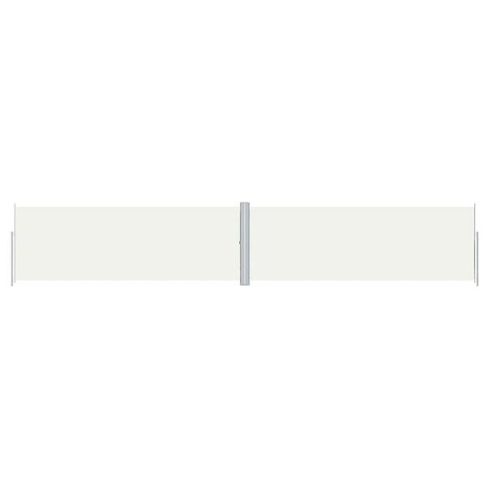 Vidaxl Rozwijana osłona boczna balkonowa 180x1000 cm kremowa - 81% taniej