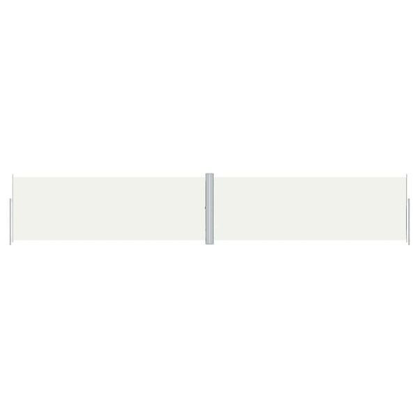 Vidaxl Rozwijana osłona boczna balkonowa 180x1000 cm kremowa - 81% taniej