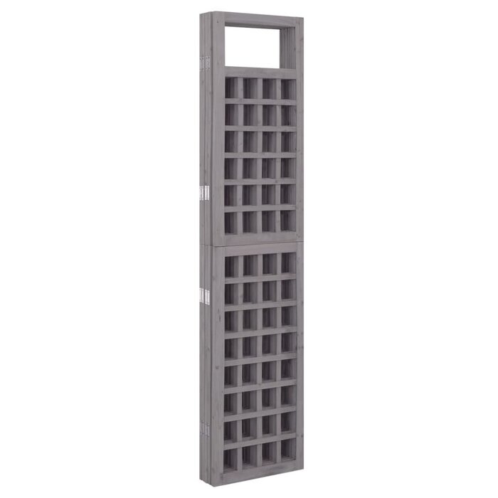 5-panelowy parawan dekoracyjny 201,5x180 cm - szary - 76% taniej