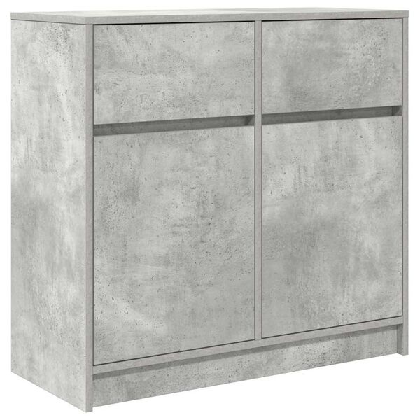 Vidaxl Nowoczesna komoda 80x34x76 cm betonowa szarość - 78% taniej