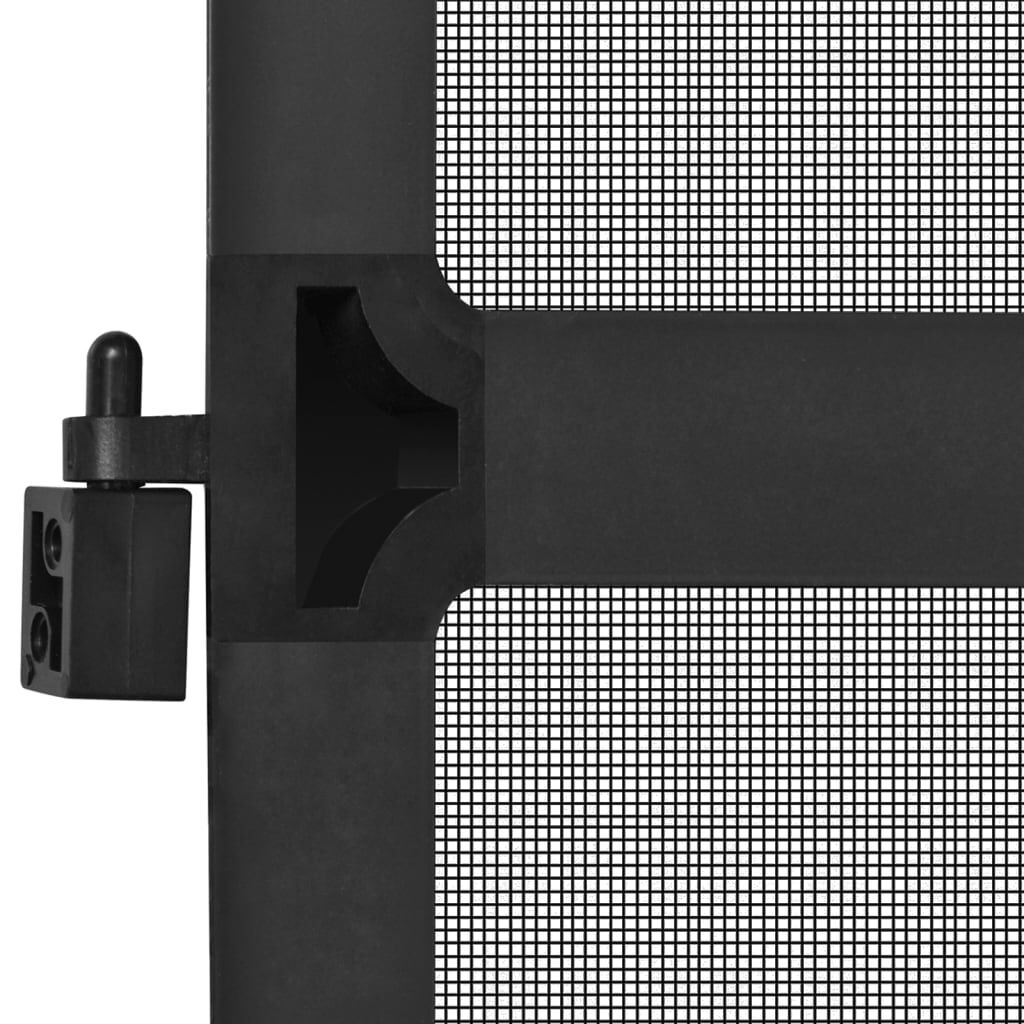 Vidaxl Drzwi moskitiera 100x215 cm antracytowe - 68% taniej