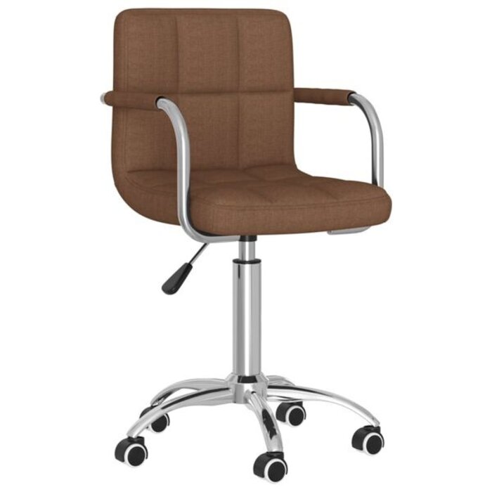 Obrotowe krzesło jadalniane brązowe - 77% taniej