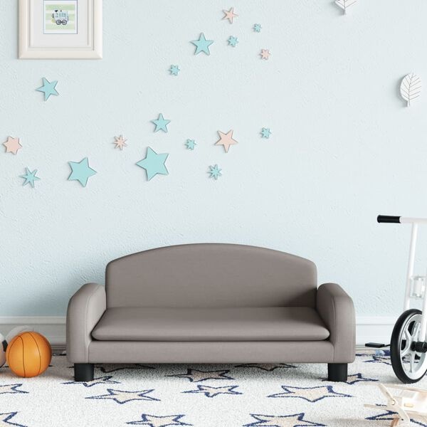 Vidaxl Przytulna sofa dziecięca taupe 70x45x30 cm - 65% taniej