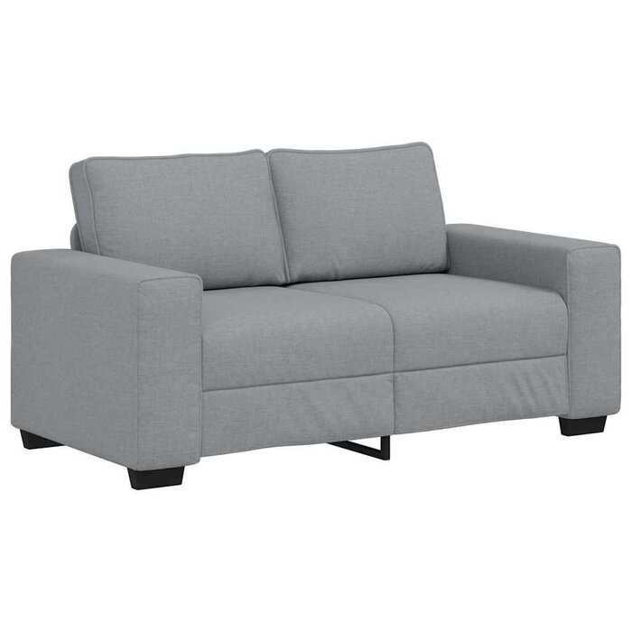 Jasnoszara sofa dwuosobowa 120 cm - 78% taniej