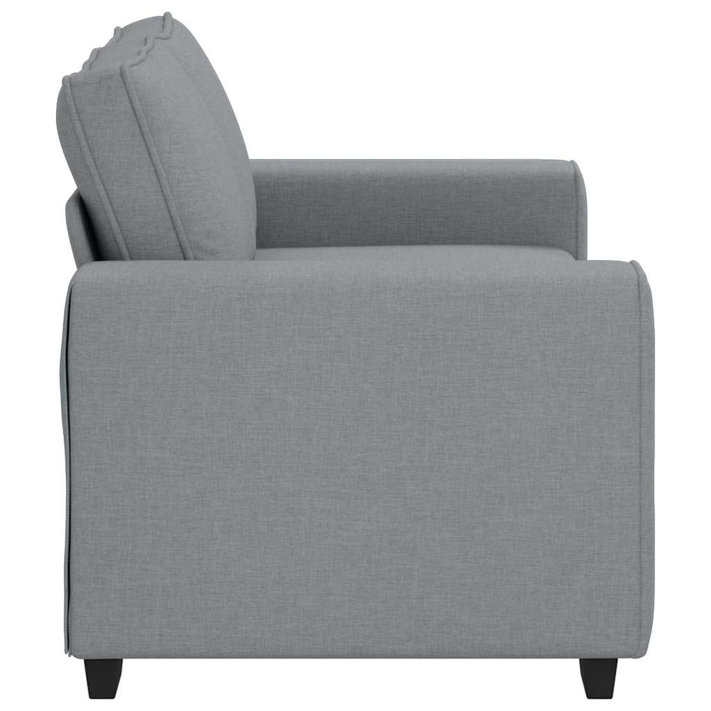 Jasnoszara sofa dwuosobowa 120 cm - 78% taniej