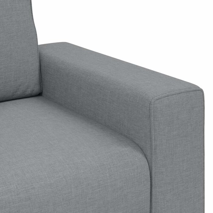 Jasnoszara sofa dwuosobowa 120 cm - 78% taniej