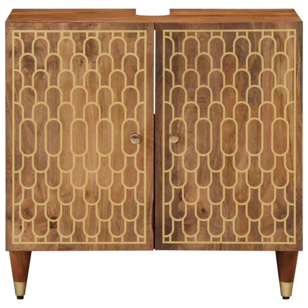 Vidaxl Szafka pod umywalkę z drewna mango 62x33 cm - 75% taniej