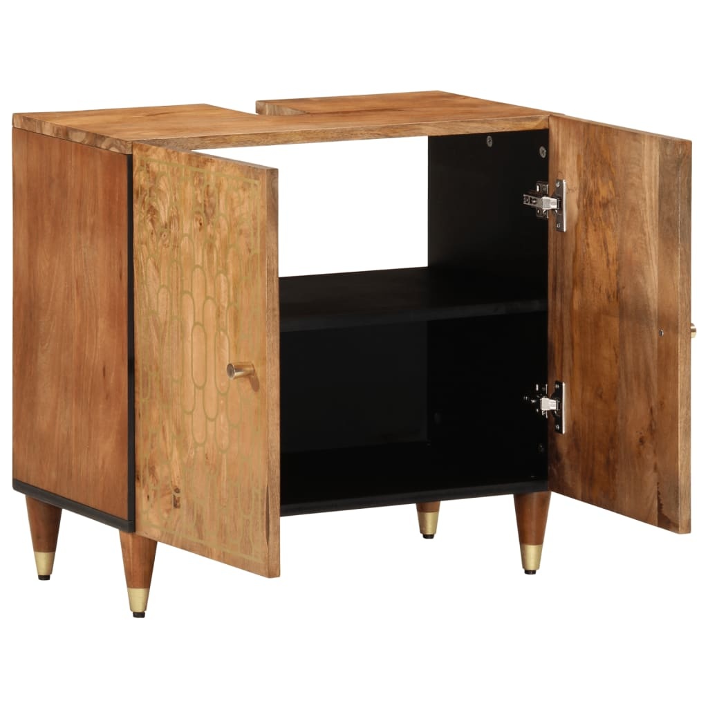 Vidaxl Szafka pod umywalkę z drewna mango 62x33 cm - 75% taniej