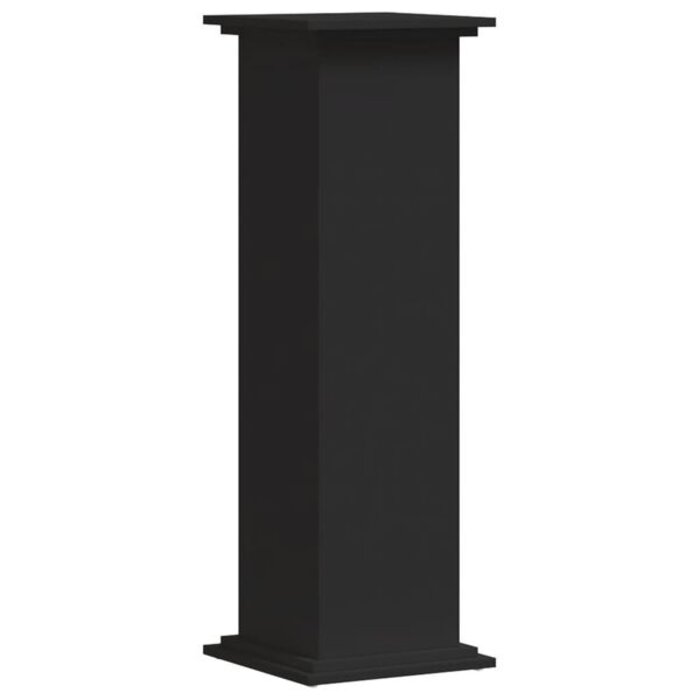 Vidaxl Nowoczesny czarny stojak na kwiaty 33x33x100 cm - 78% taniej