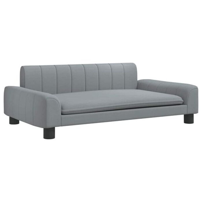 Dziecięca kanapa 90x53x30 cm jasnoszara - 74% taniej