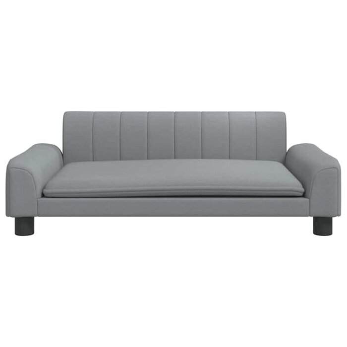 Dziecięca kanapa 90x53x30 cm jasnoszara - 74% taniej