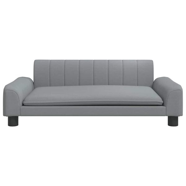 Dziecięca kanapa 90x53x30 cm jasnoszara - 74% taniej