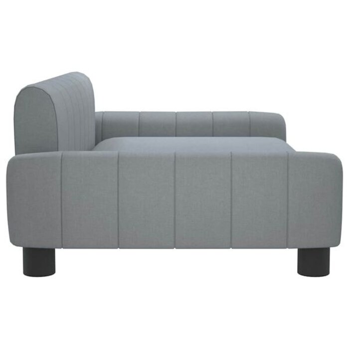Dziecięca kanapa 90x53x30 cm jasnoszara - 74% taniej