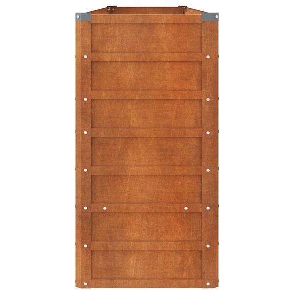 Podwyższona grządka stalowa 320x40x77 cm - 46% taniej